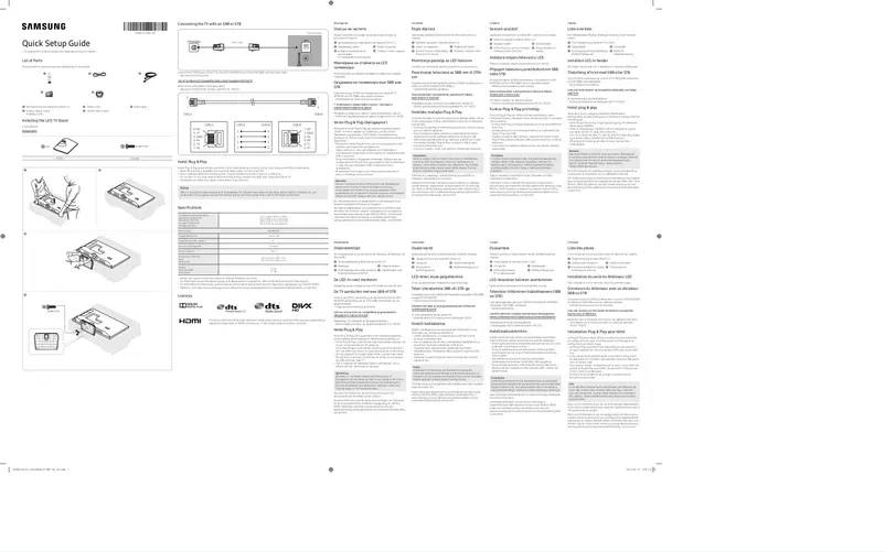 Page 1 de la notice Manuel utilisateur Samsung HG24ED690AB
