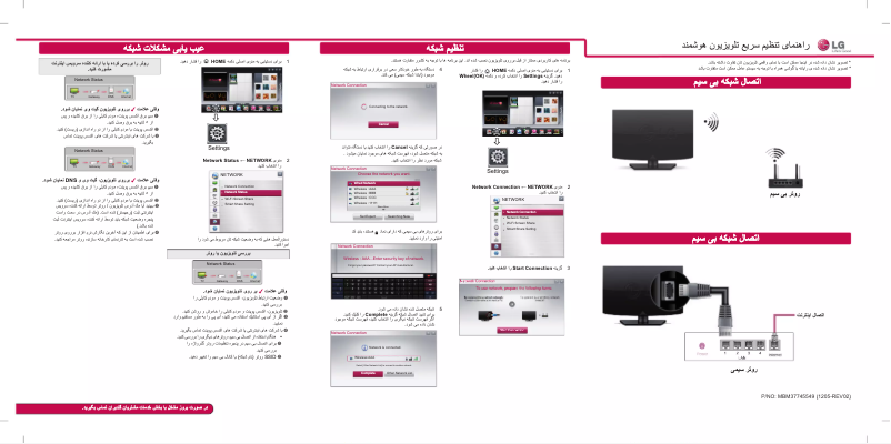 Página 1 del manual Guía de instalación LG 42LM6690