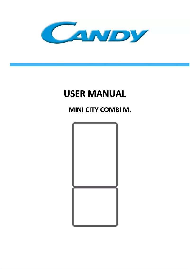 Page n°1 - Manuel utilisateur Candy CMCL 4144W