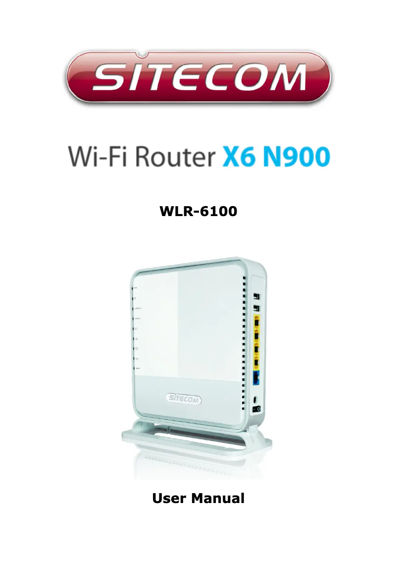 Page n°1 - Manuel utilisateur Sitecom WLR-6100
