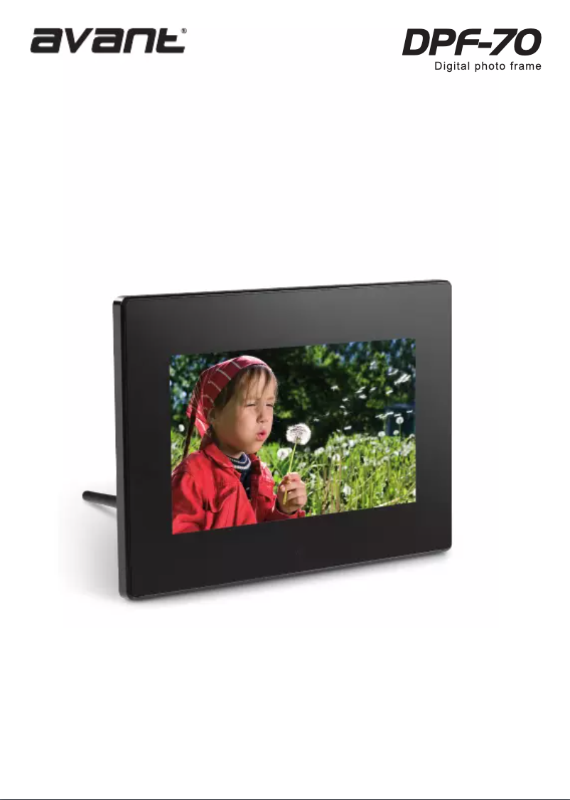 Page 1 de la notice Manuel utilisateur Avant Tecno DPF-70