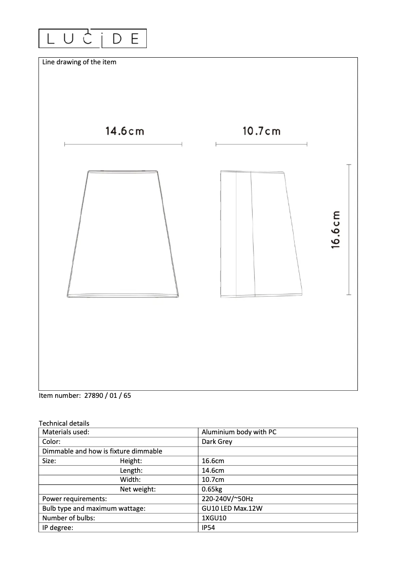 Image de la première page du manuel de l'appareil Freo 27890/01/65