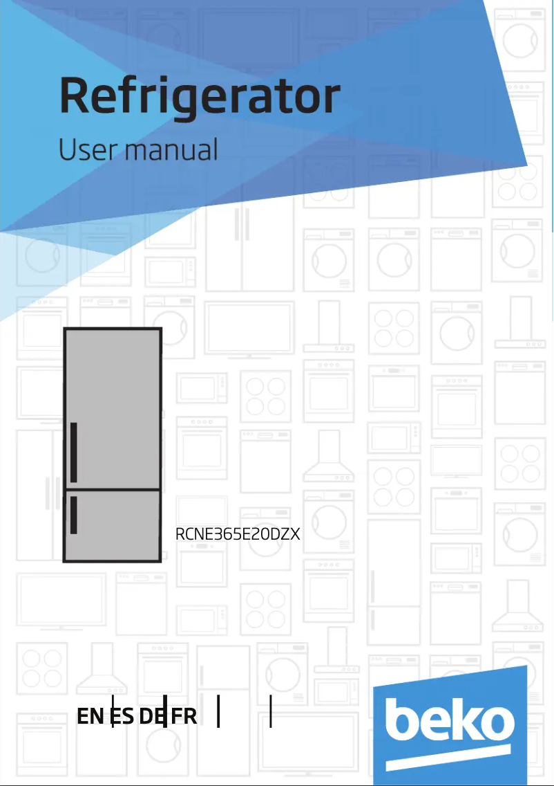 Image de la première page du manuel de l'appareil RCNE365E20DZX