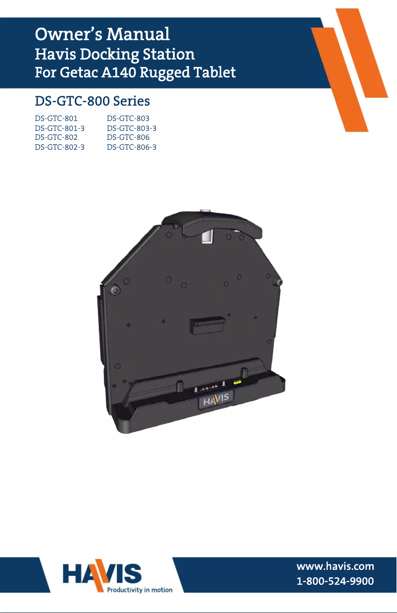 Image de la première page du manuel de l'appareil PKG-DS-GTC-802