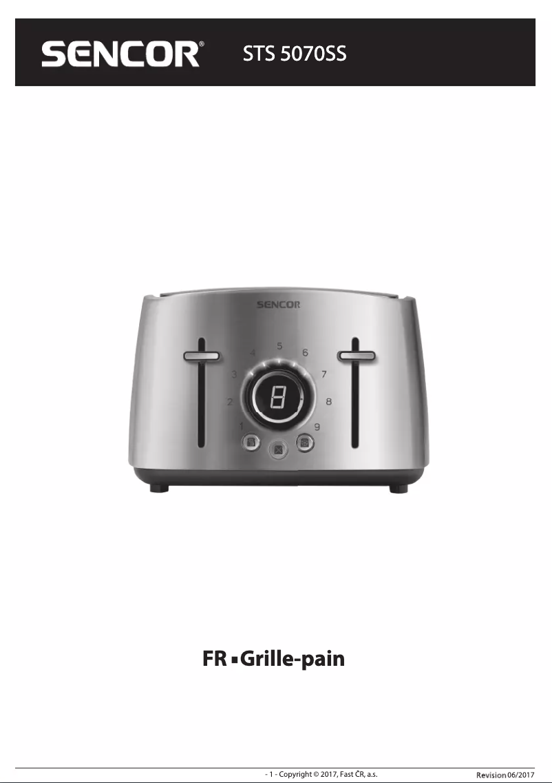 Página 1 del manual Manual de usuario Sencor STS 5070SS