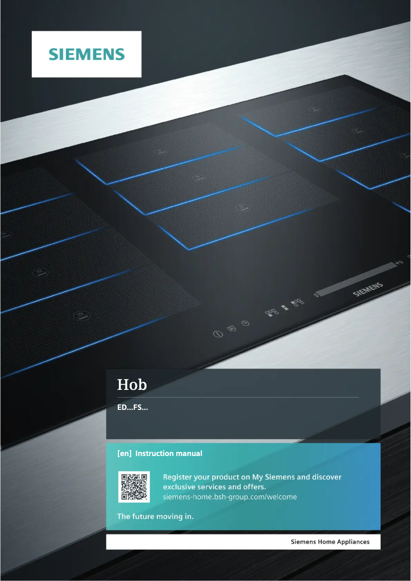 Page 1 de la notice Manuel utilisateur Siemens ED751FSB5E