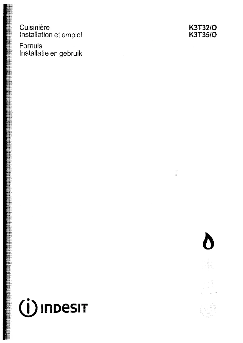 Página 1 del manual Manual de usuario Indesit K3T35/O
