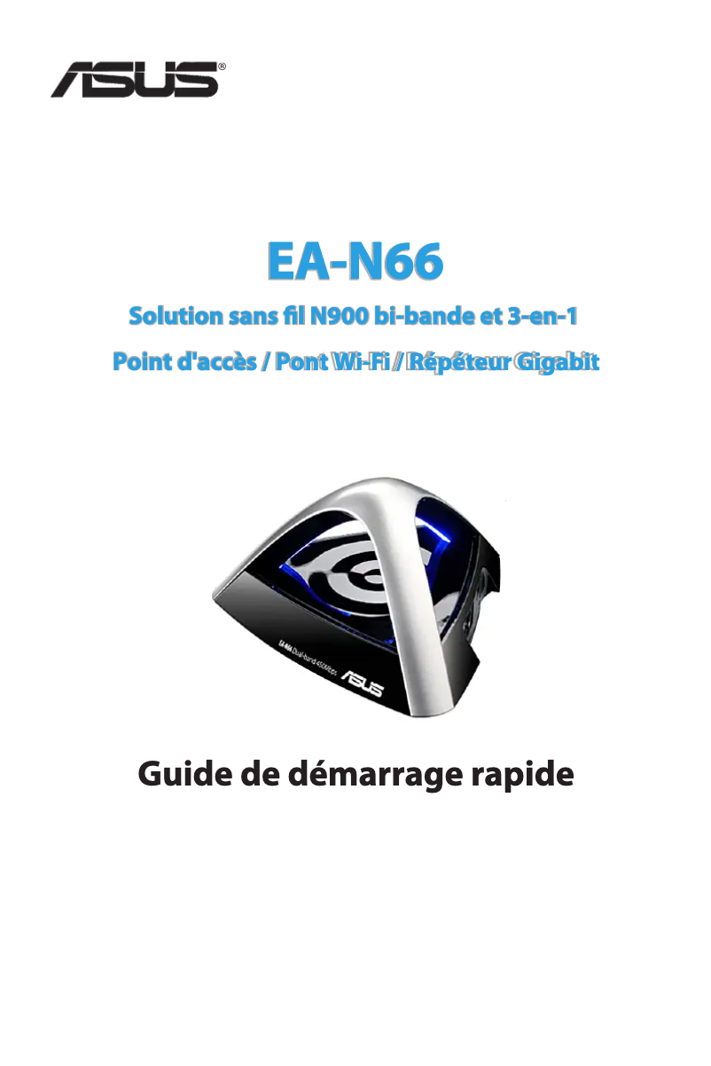 Image de la première page du manuel de l'appareil EA-N66