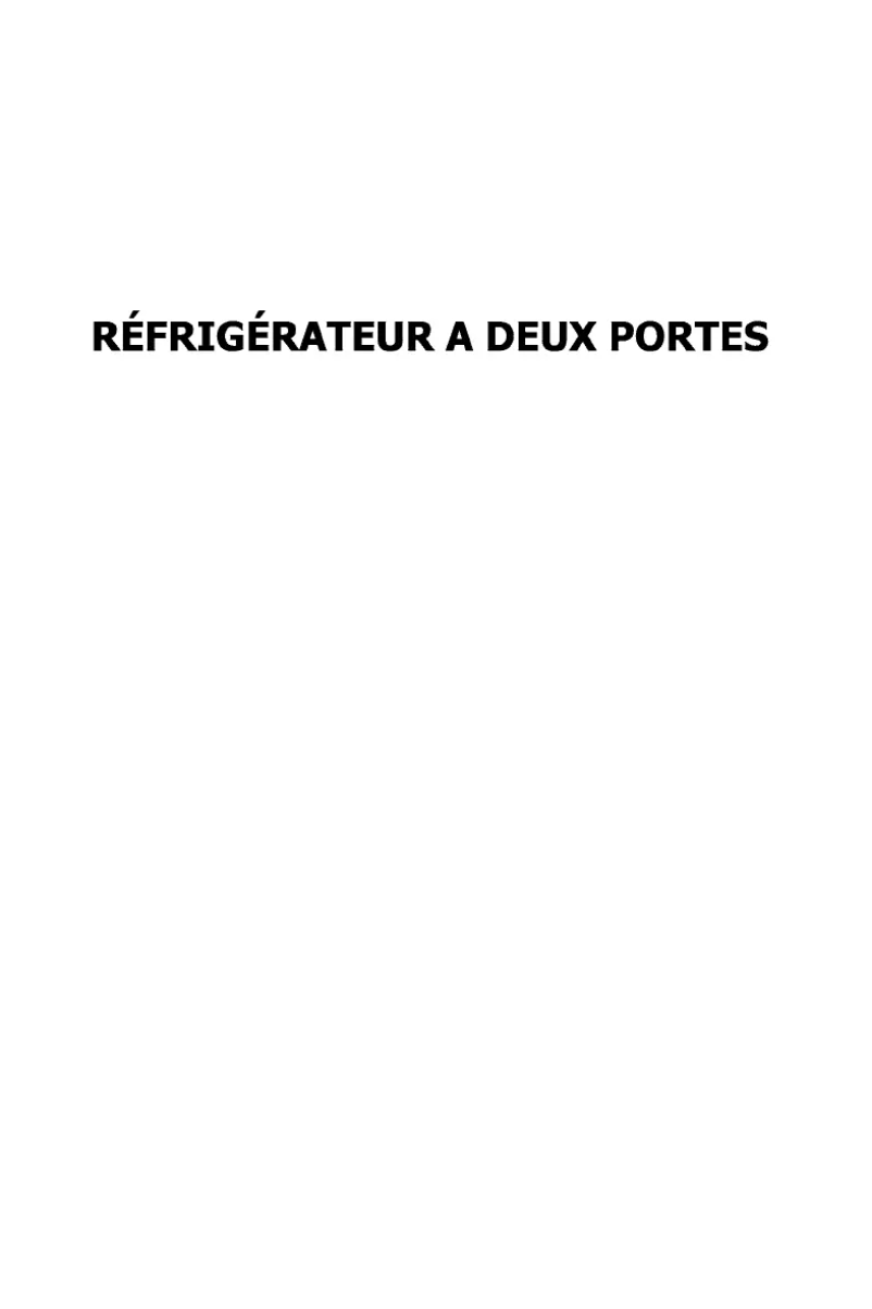 Page n°1 - Manuel utilisateur Alliance AL260BB