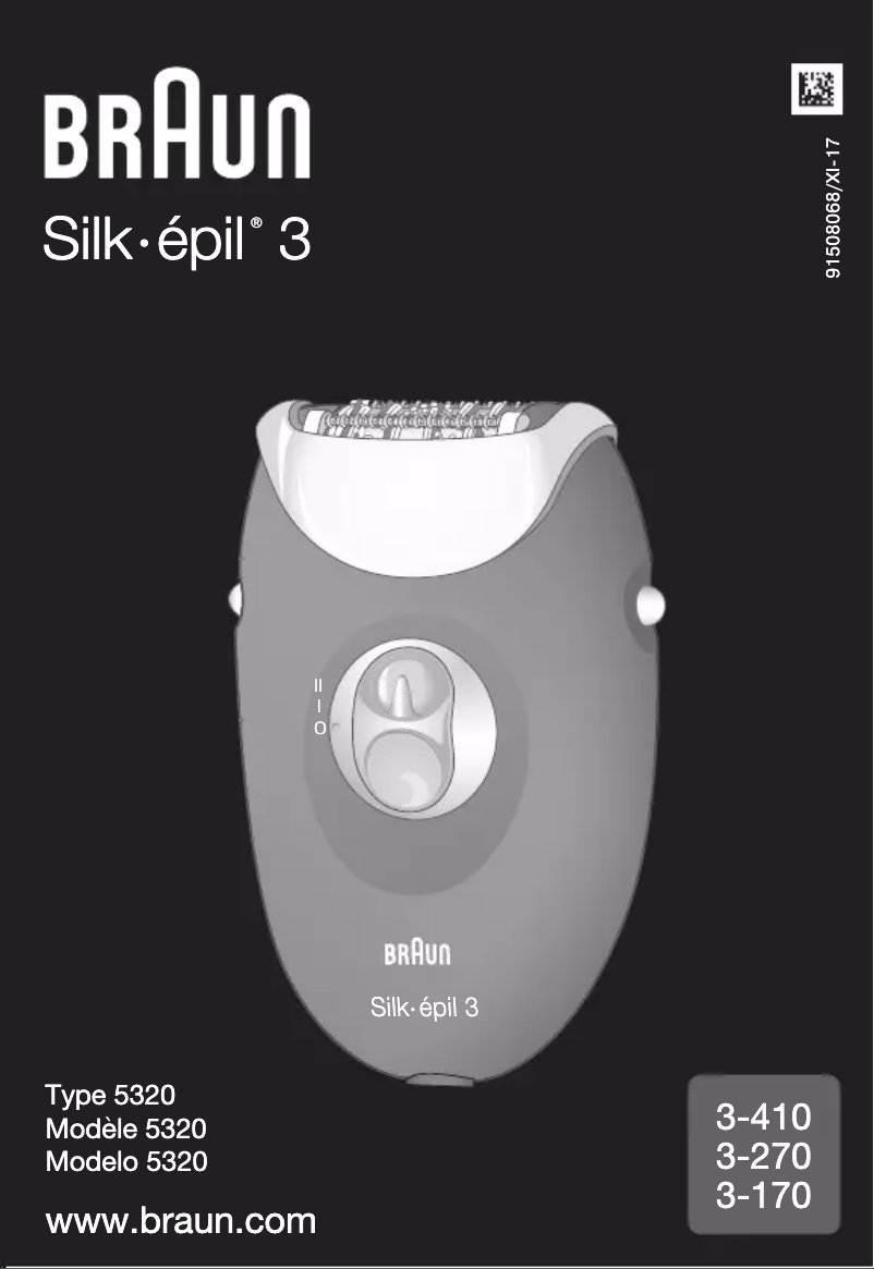 Página 1 del manual Manual de usuario Braun Silk-épil 3-270