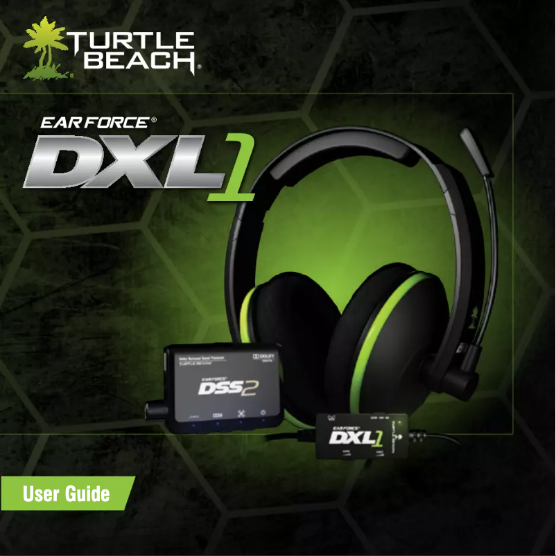 Page 1 de la notice Manuel utilisateur Turtle Beach Ear Force DXL1