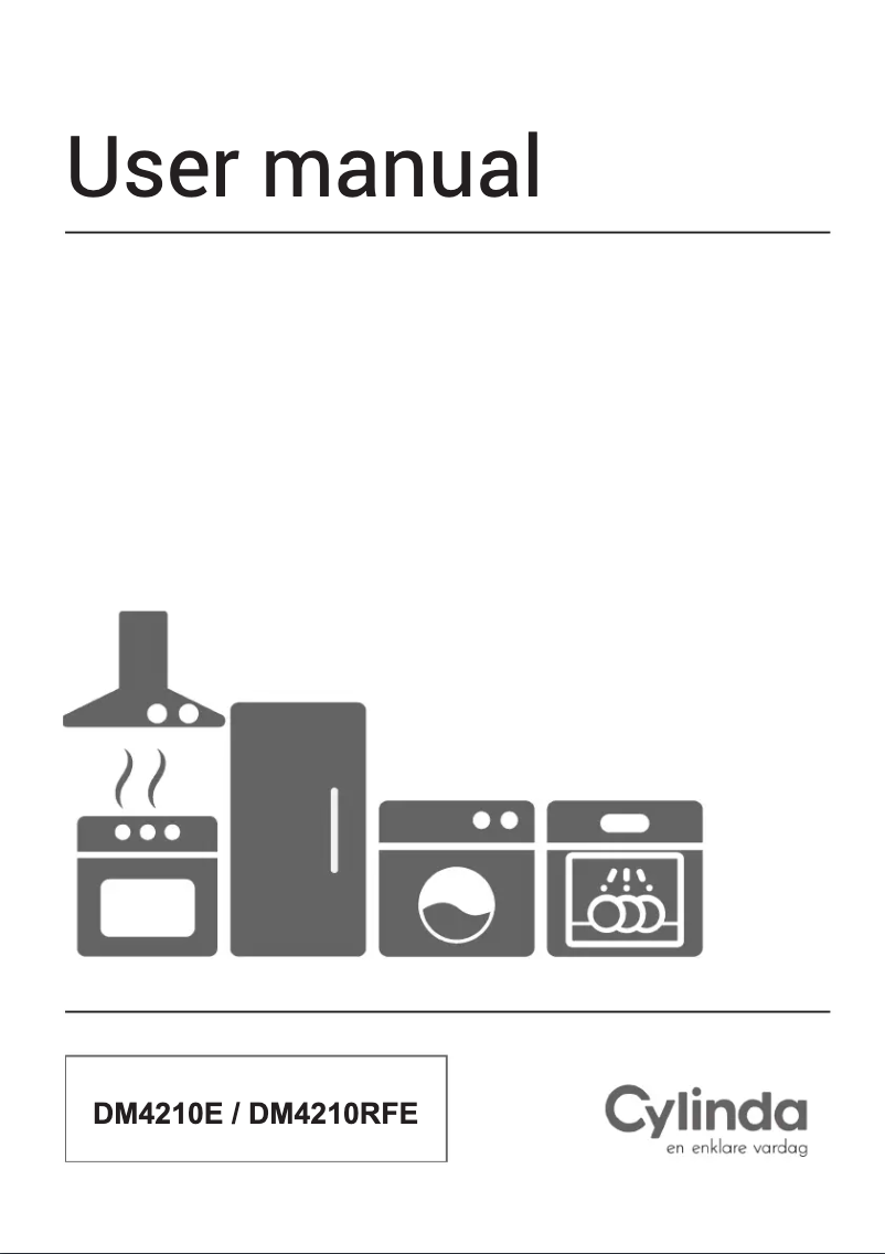 Page 1 de la notice Manuel utilisateur Cylinda DM4210E