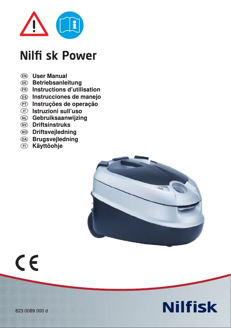 Page n°1 - Manuel utilisateur Nilfisk Power Special