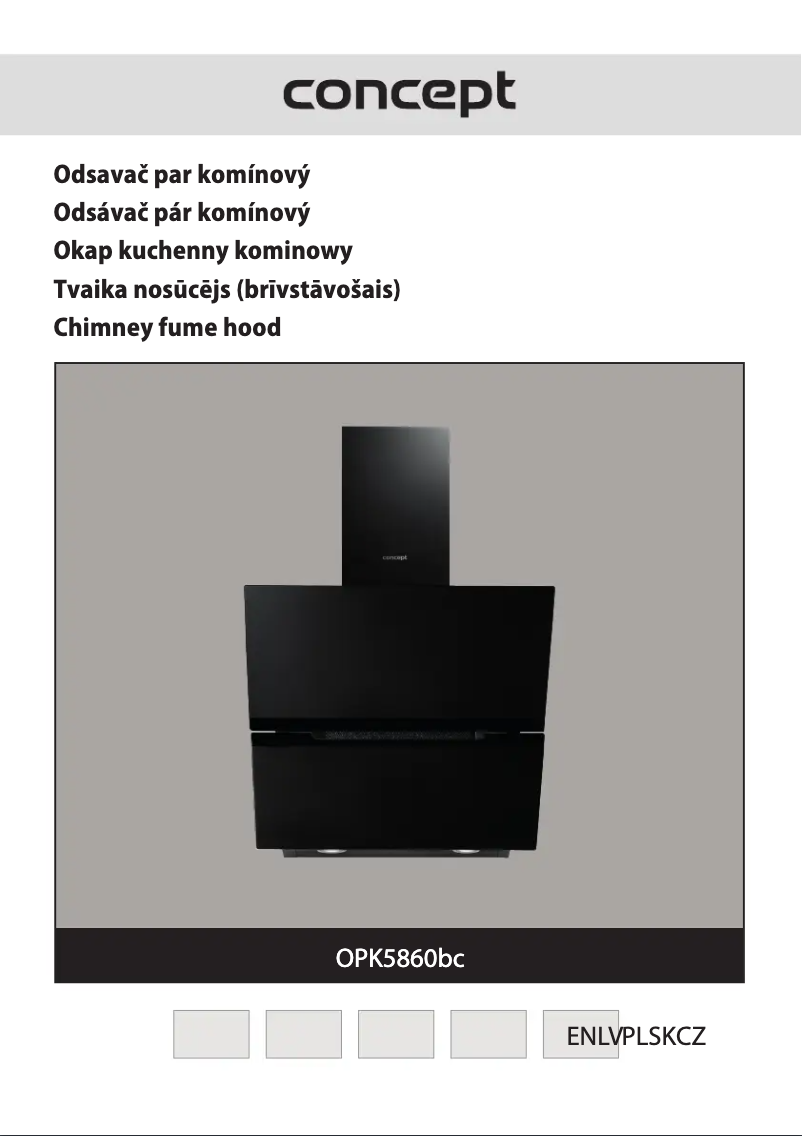 Página 1 del manual Manual de usuario Concept OPK5860BC