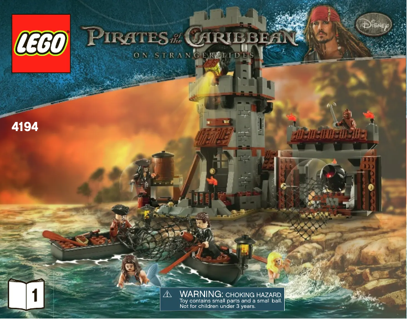 Page n°1 - Manuel utilisateur Lego Pirates Of The Caribbean 4194
