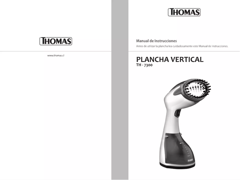 Page n°1 - Manuel utilisateur Thomas TH-7300