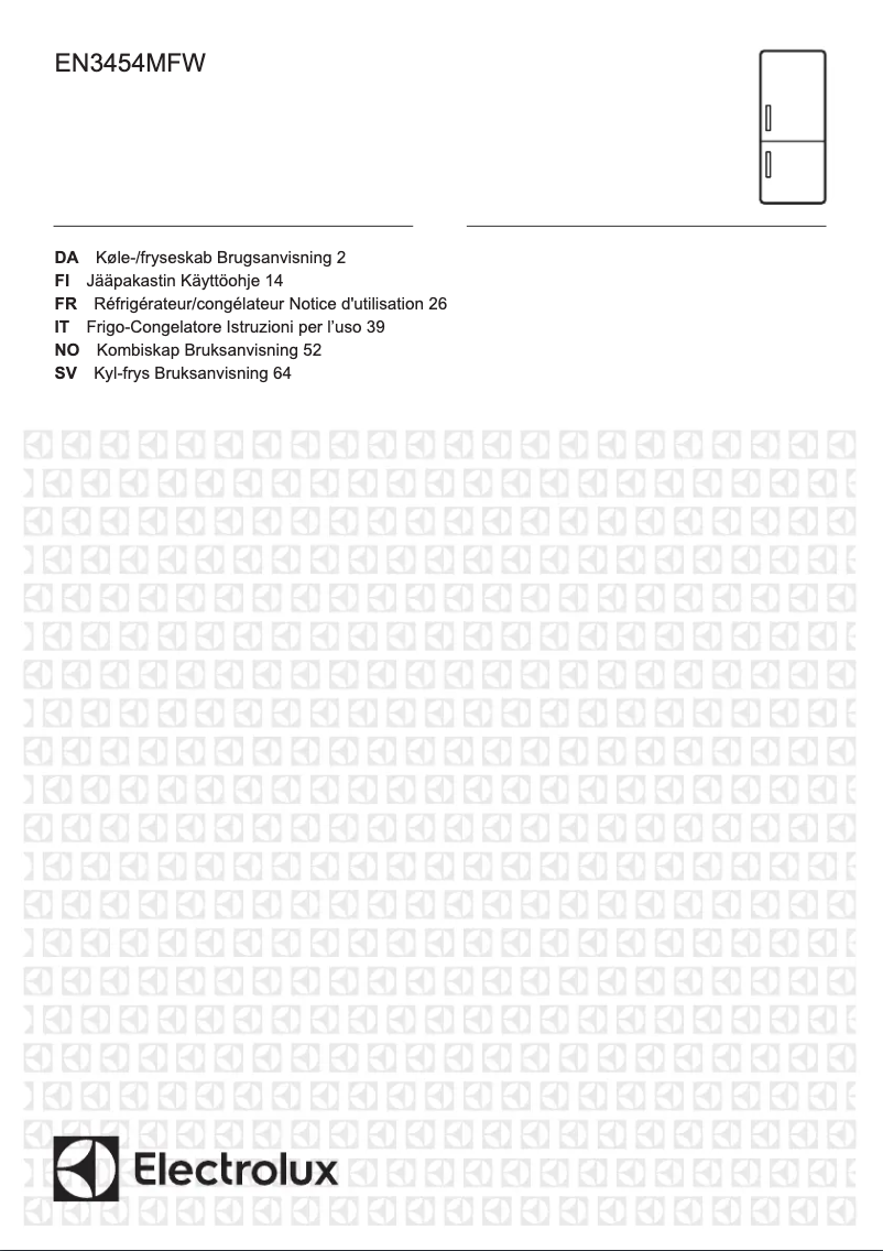 Page 1 de la notice Manuel utilisateur Electrolux EN3454MFW