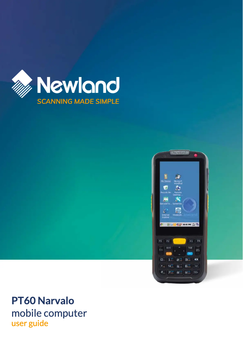 Page n°1 - Manuel utilisateur Newland PT60 Narvalo