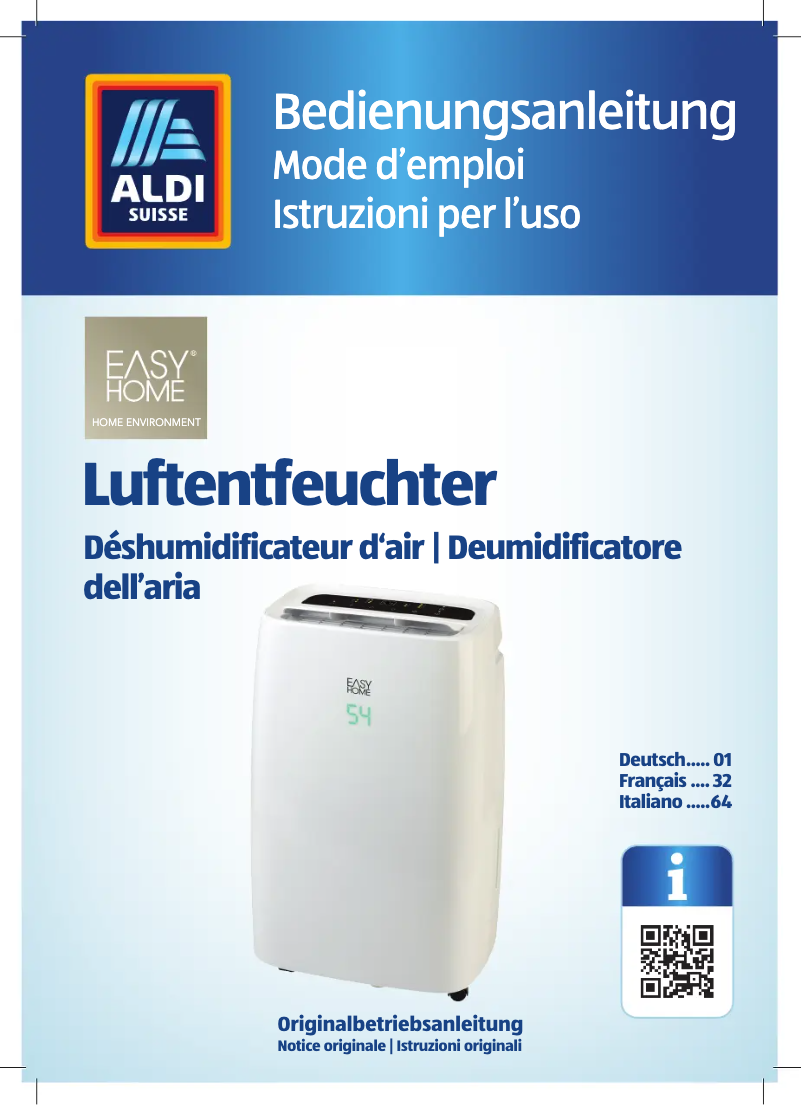 Image de la première page du manuel de l'appareil GT-SF-LE-01