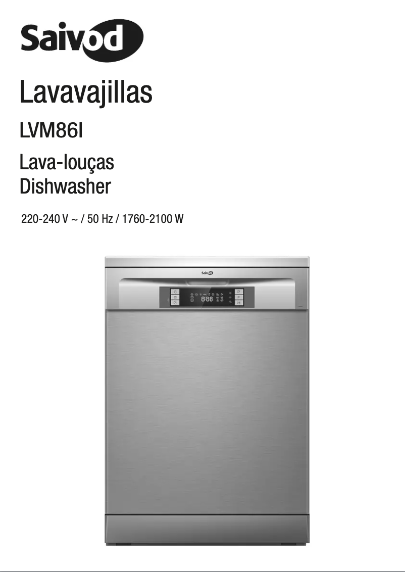 Page n°1 - Manuel utilisateur Saivod LVM 86 I
