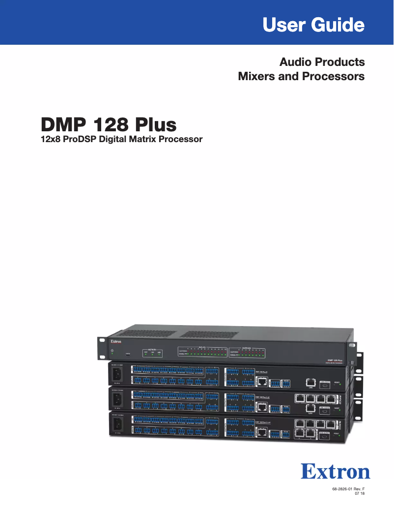 Image de la première page du manuel de l'appareil DMP 128 Plus C