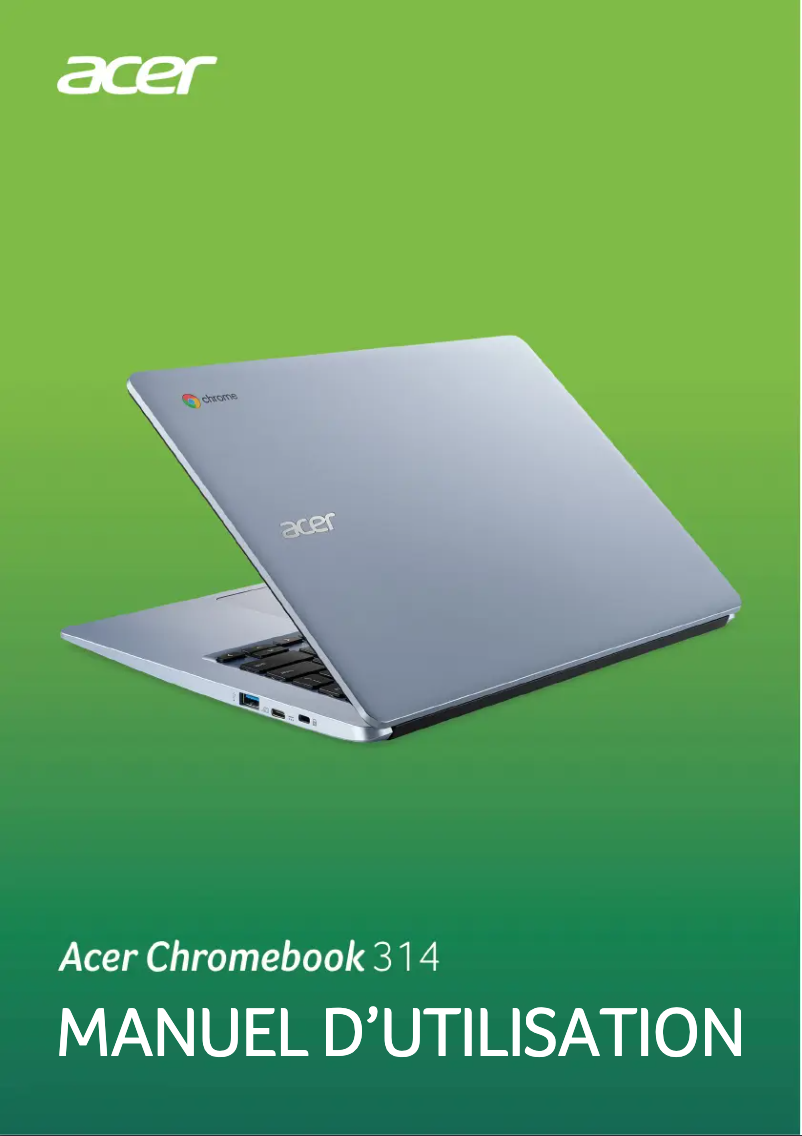 Página 1 del manual Manual de usuario Acer Chromebook 314