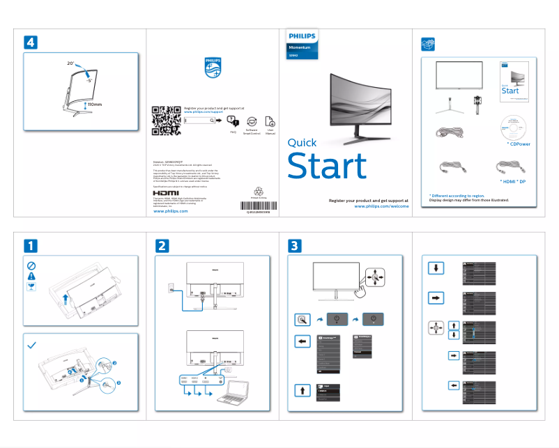 Imagen de la primera página del manual del dispositivo Momentum 325M2CRZ