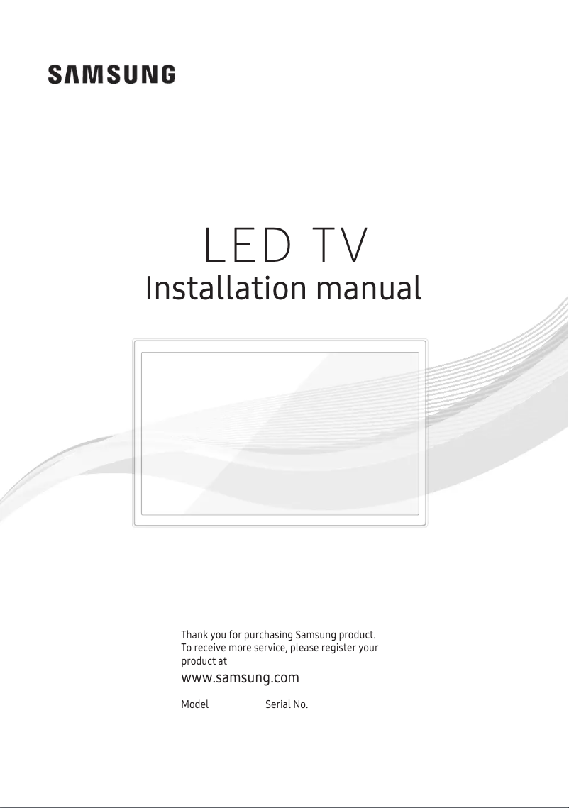 Image de la première page du manuel de l'appareil HG55AE890UK