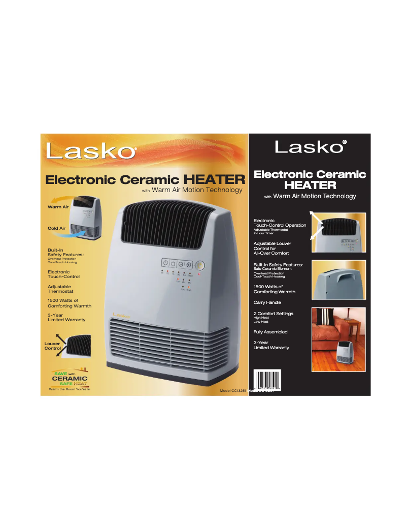 Image de la première page du manuel de l'appareil CC13251