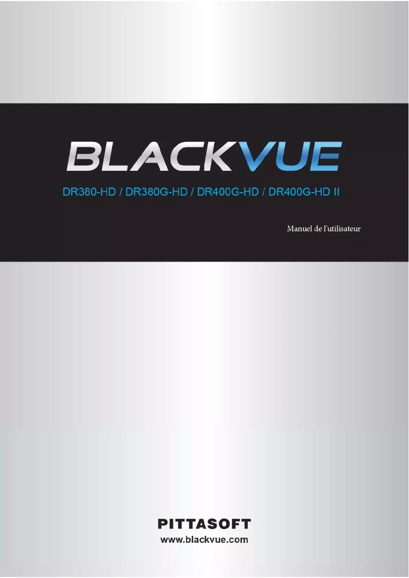 Page 1 de la notice Manuel utilisateur BlackVue DR400G-HD II