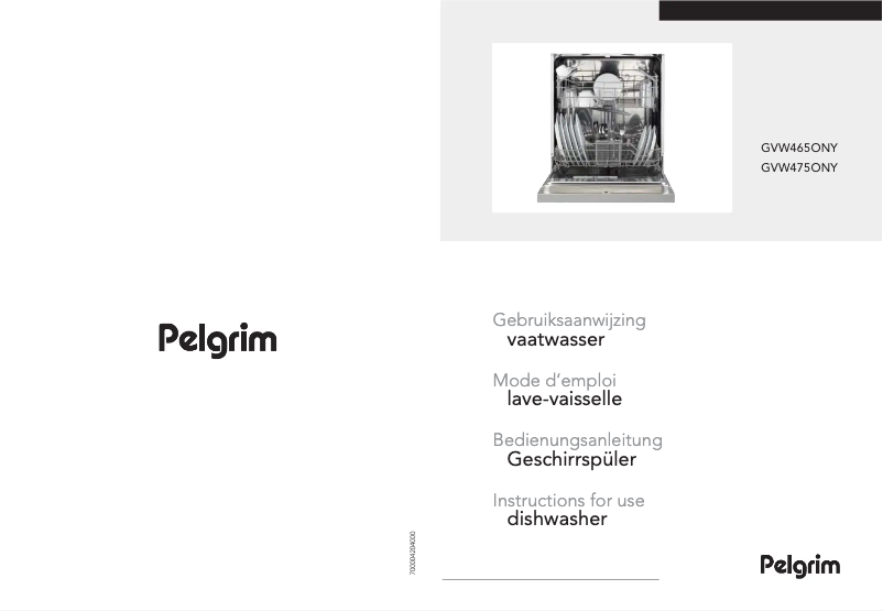 Page n°1 - Manuel utilisateur Pelgrim GVW475ONY