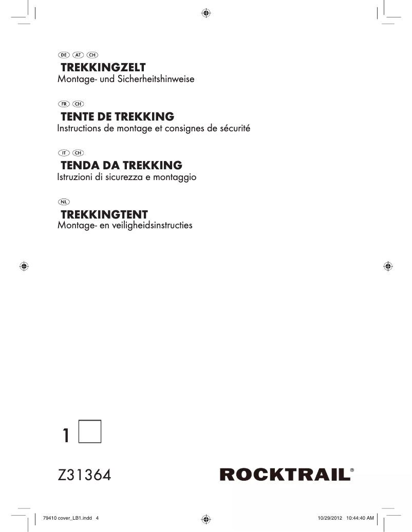 Page 1 of the manual User Manual Rocktrail Z31364