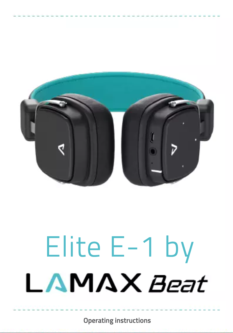 Image de la première page du manuel de l'appareil Elite E-1