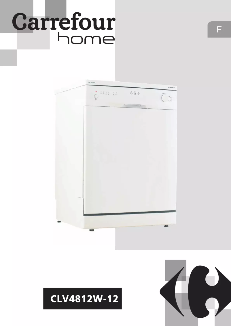 Page 1 de la notice Manuel utilisateur Carrefour Home CLV4812W-12