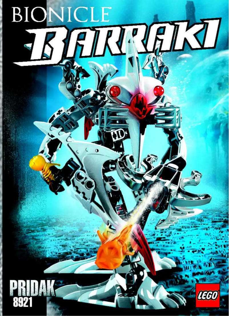 Image de la première page du manuel de l'appareil Bionicle 8921