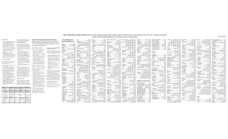 Page 1 de la notice Guide de démarrage rapide Philips SRU2104S