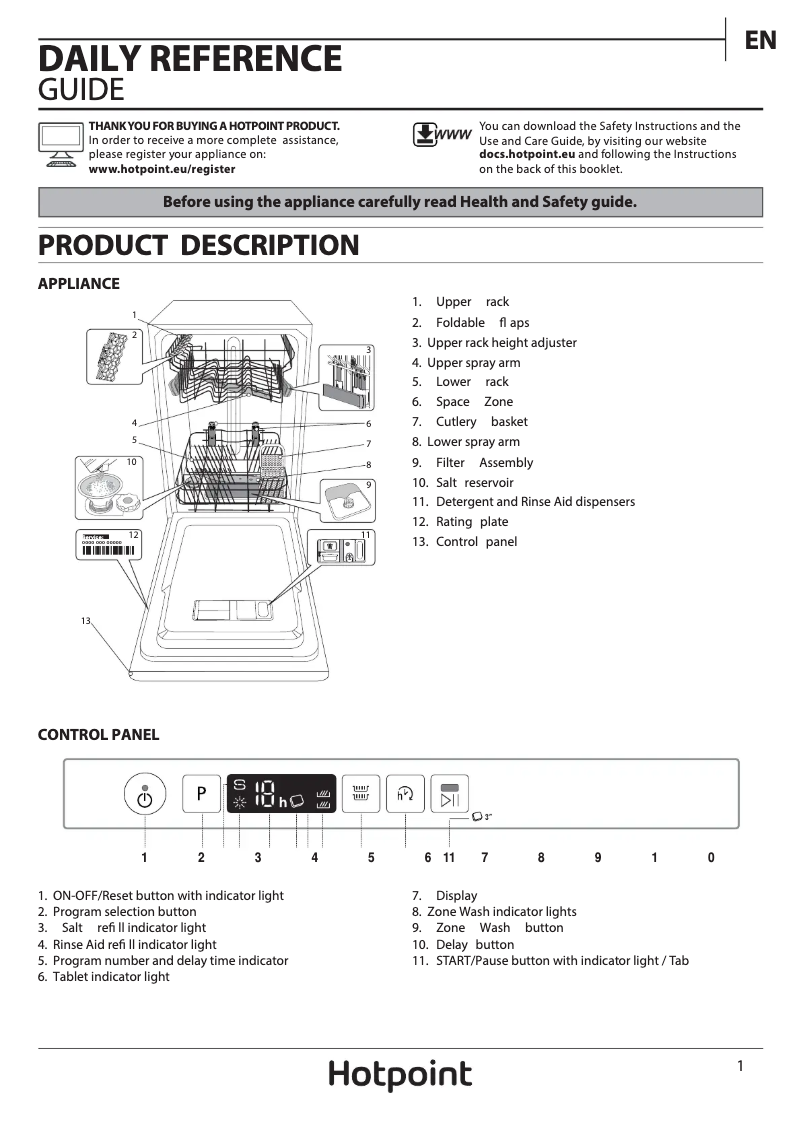 Image de la première page du manuel de l'appareil HSIC 3T127 UK