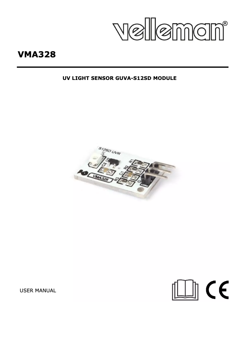 Image de la première page du manuel de l'appareil VMA328