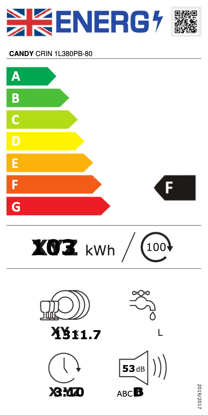 Image de la première page du manuel de l'appareil CRIN 1L380PB-80
