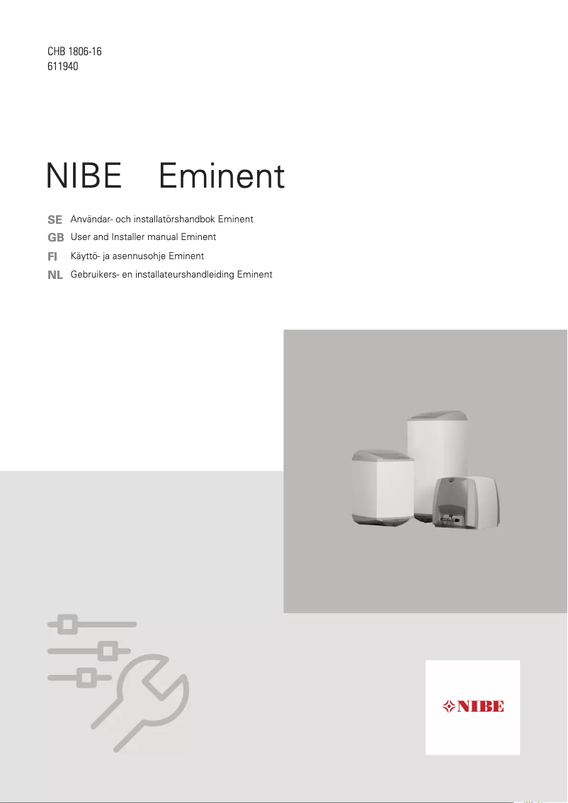Page n°1 - Guide d'installation Nibe Eminent 55 CU