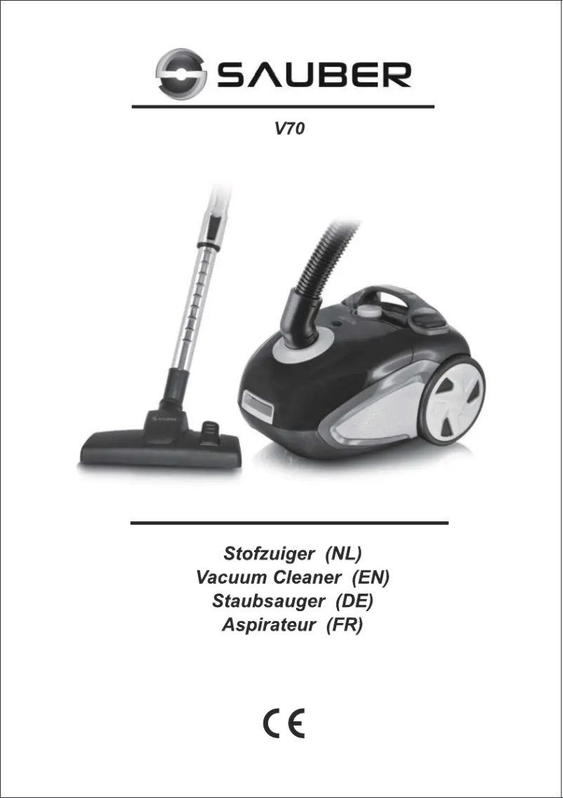 Page n°1 - Manuel utilisateur Sauber V70