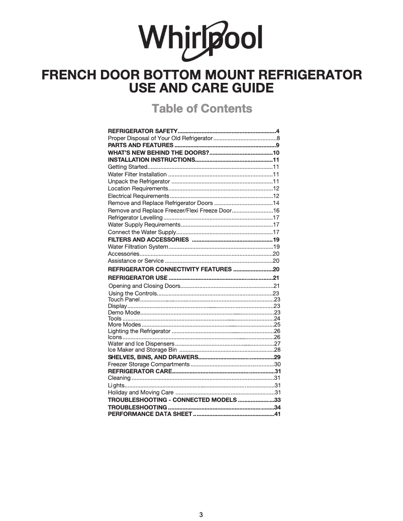 Page n°1 - Manuel utilisateur Whirlpool WQ9I FO1BX UK
