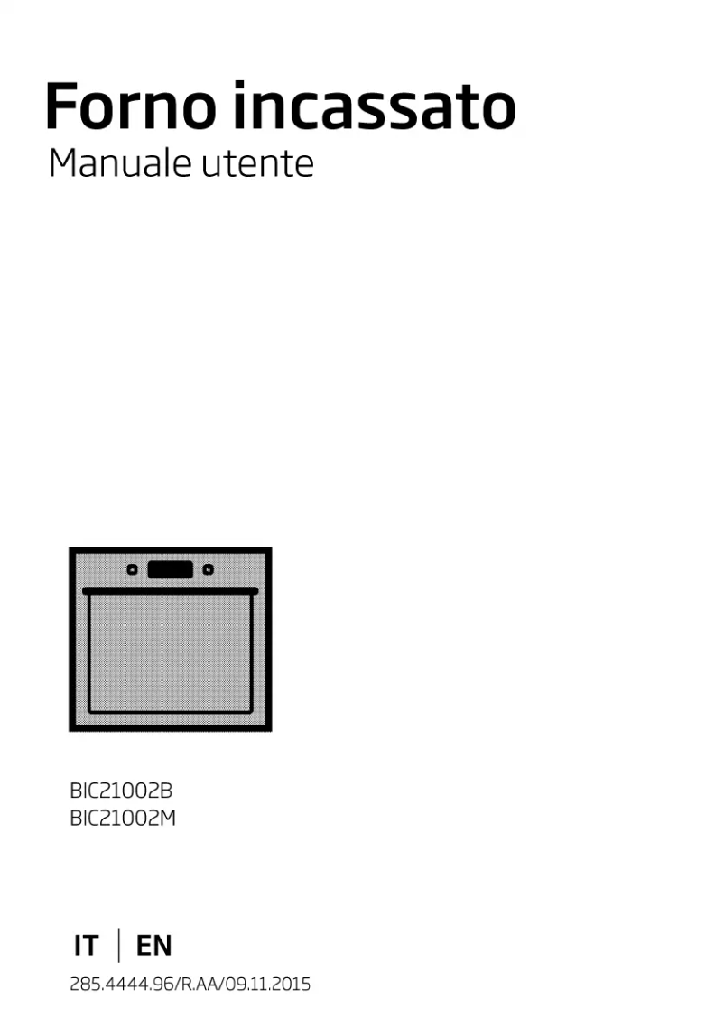 Page n°1 - Manuel utilisateur Beko BIC 21002 M