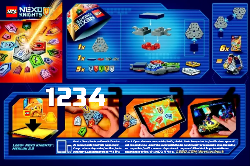 Page 1 de la notice Manuel utilisateur Lego Nexo Knights 70373