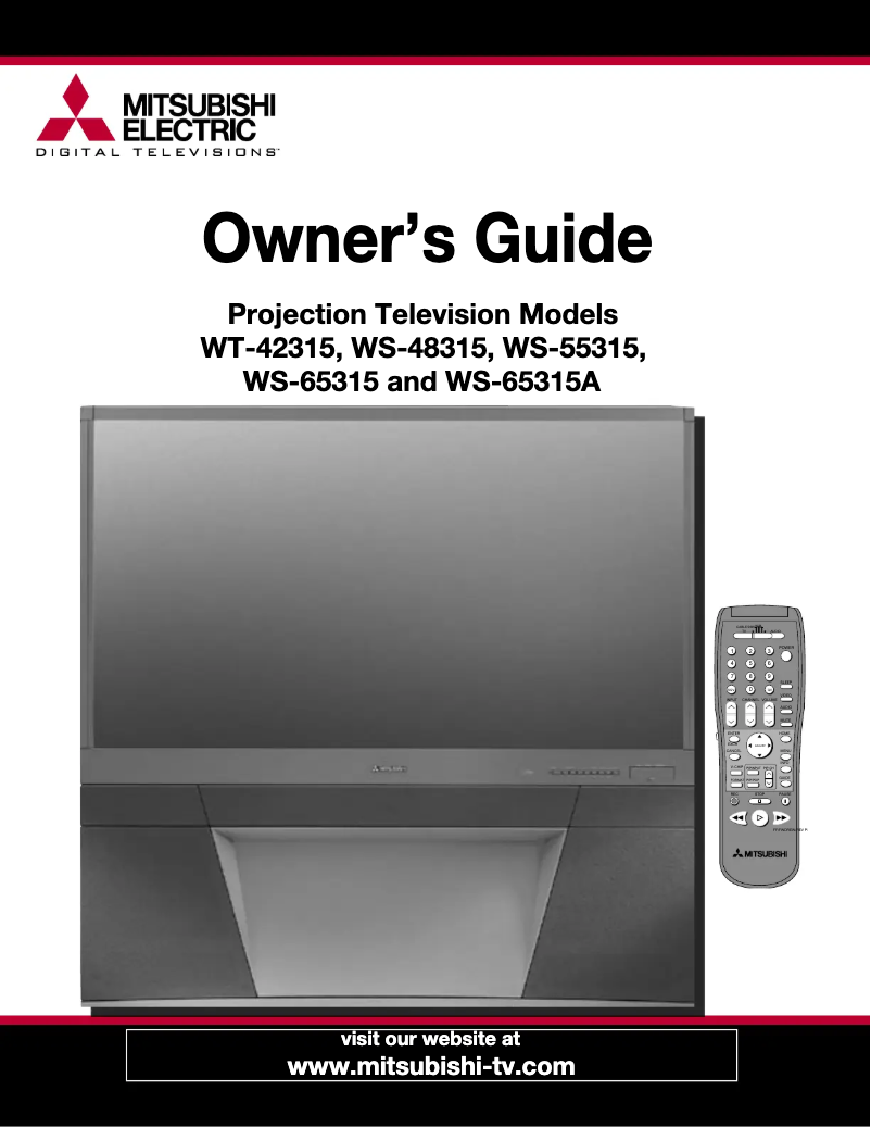 Page 1 de la notice Manuel utilisateur Mitsubishi WS-65315A