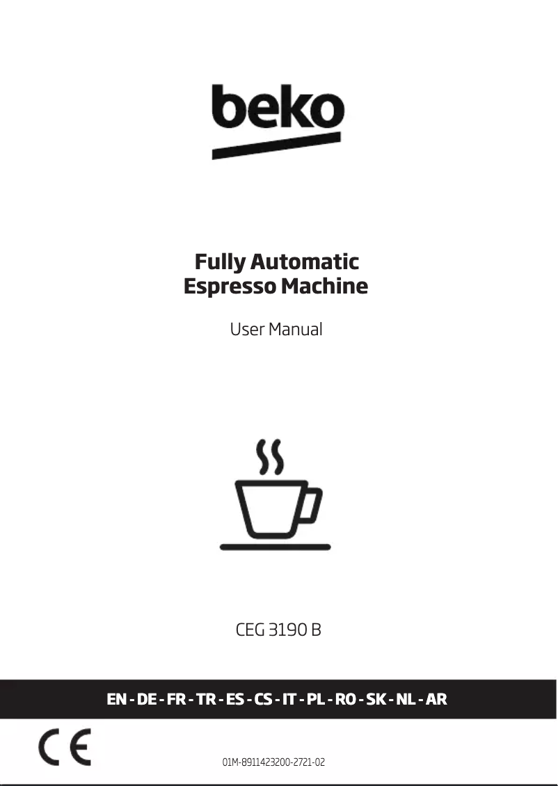 Page n°1 - Manuel utilisateur Grundig CEG 3190 B