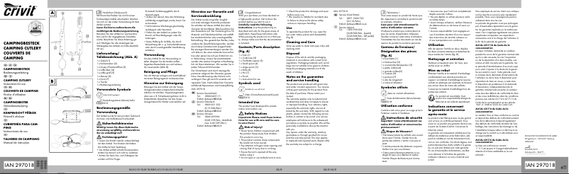 Image de la première page du manuel de l'appareil IAN 297018
