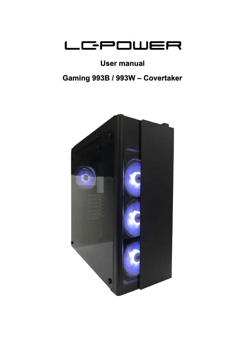 Image de la première page du manuel de l'appareil Gaming 993W