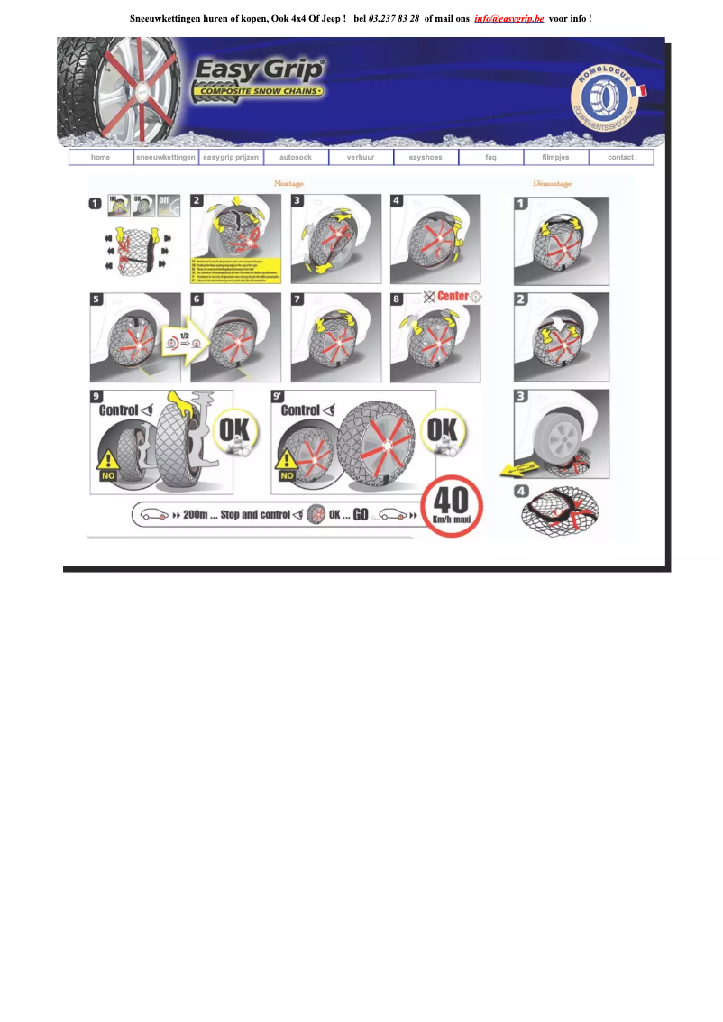 Page n°1 - Manuel utilisateur Michelin Easy Grip
