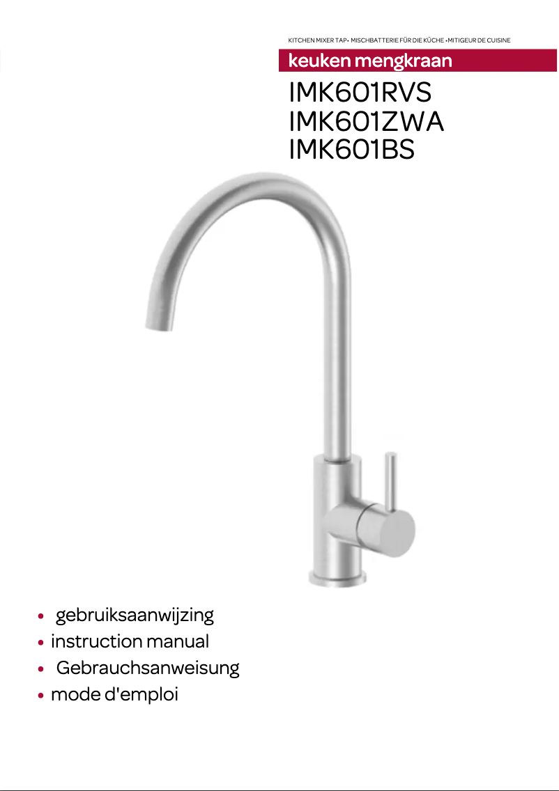 Image de la première page du manuel de l'appareil IMK601ZWA